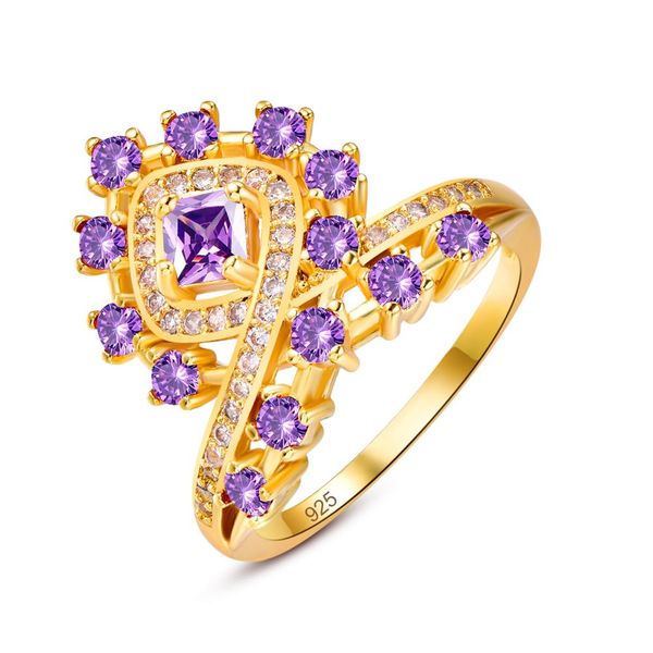 lingmei cocktail gorgeous unique style fashion yellow gold color wedding rings purple red zircon silver 925 ring size 6 7 8 9, Slivery;golden
lingmei cocktail gorgeous unique style fashion yellow gold color wedding rings purple red zircon silver 925 ring size 6 7 8 9, Slivery;golden