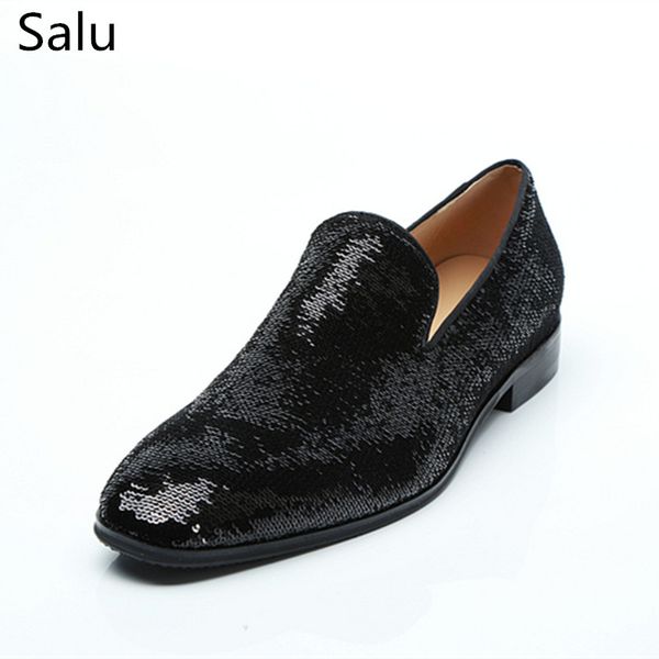 salu men black bling bling glitters men dress shoes slip on business party wedding dress shoes zapatos hombre
salu men black bling bling glitters men dress shoes slip on business party wedding dress shoes zapatos hombre