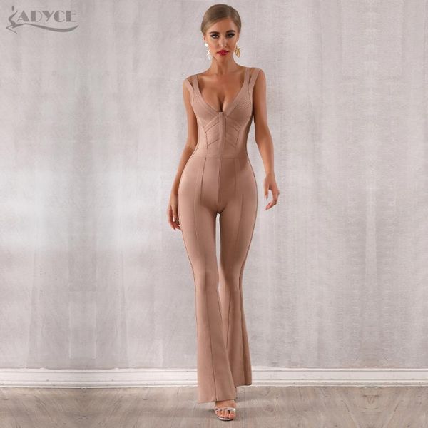 adyce 2020 new summer women bandage jumpsuit romper v neck backless sleeveless long jumpsuit celebrity evening party romper, Black;white
adyce 2020 new summer women bandage jumpsuit romper v neck backless sleeveless long jumpsuit celebrity evening party romper, Black;white