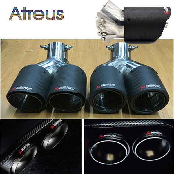 universal twin outlet adjustable angle akrapovic car exhaust systems carbon fiber muffler tip tail end car-styling accessories
universal twin outlet adjustable angle akrapovic car exhaust systems carbon fiber muffler tip tail end car-styling accessories