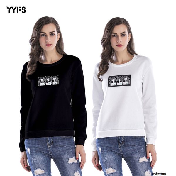 womens designer autumn clothes girls casual plus velvet sweater female season pullover student print jacket47ti, Black;brown
womens designer autumn clothes girls casual plus velvet sweater female season pullover student print jacket47ti, Black;brown