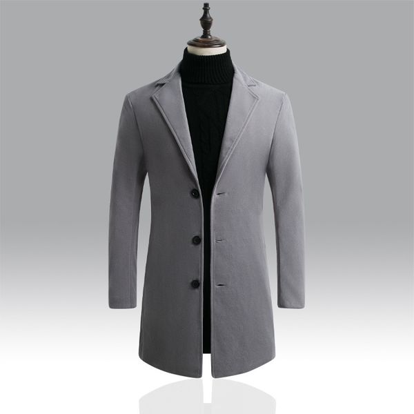 2020 men wool blends coats autumn winter new solid color men's wool jacket luxurious brand clothing, Black
2020 men wool blends coats autumn winter new solid color men's wool jacket luxurious brand clothing, Black