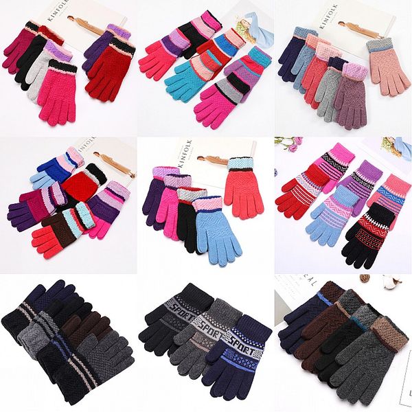 knitted striped gloves winter warming thickened stripes gloves male and female fashion students finger gloves, Blue;gray
knitted striped gloves winter warming thickened stripes gloves male and female fashion students finger gloves, Blue;gray