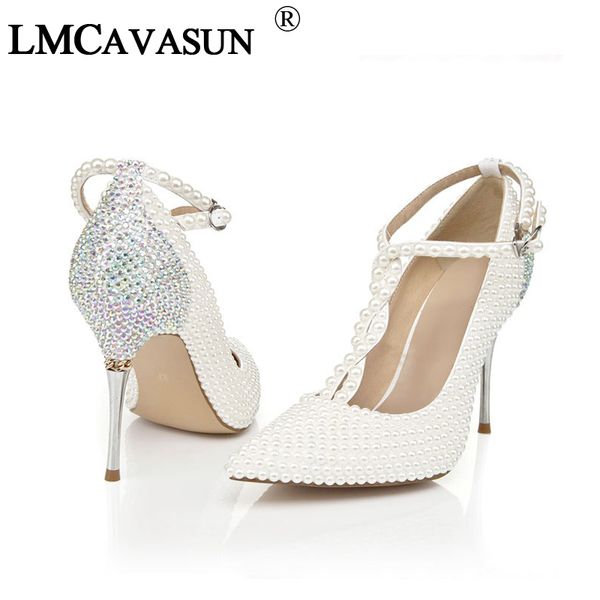 lmcavasun women pumps high heels platform pearls rhinestone wedding shoes bride dress shoes all heel height, Black
lmcavasun women pumps high heels platform pearls rhinestone wedding shoes bride dress shoes all heel height, Black