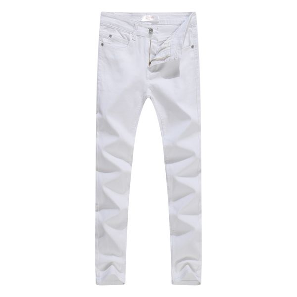 2019 new white casual waist slim solid color pencil men jeans/jeans homme male denim jeans designer trousers, Blue
2019 new white casual waist slim solid color pencil men jeans/jeans homme male denim jeans designer trousers, Blue