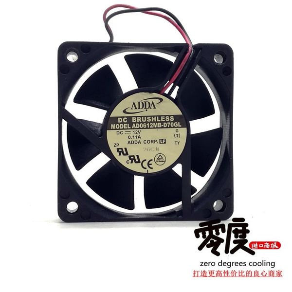 adda 6015 dc 12v 0.11a 6cm ad0612mb-d70gl 2 line super-mute heat dissipation
adda 6015 dc 12v 0.11a 6cm ad0612mb-d70gl 2 line super-mute heat dissipation