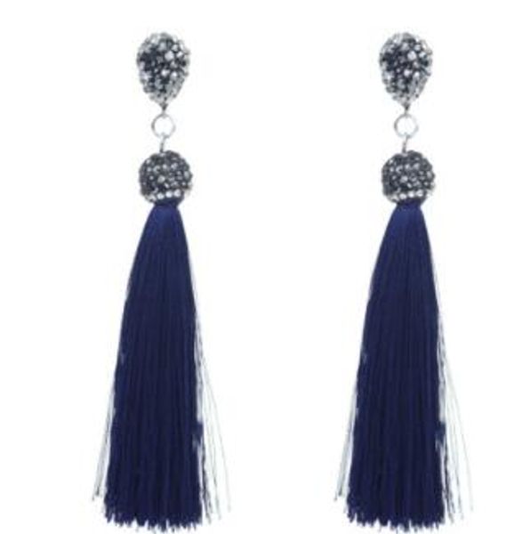 handmade 12 colors long tassel earrings bohemian black red pink white blue silk crystal dangle drop earrings for women jewelry, Silver
handmade 12 colors long tassel earrings bohemian black red pink white blue silk crystal dangle drop earrings for women jewelry, Silver