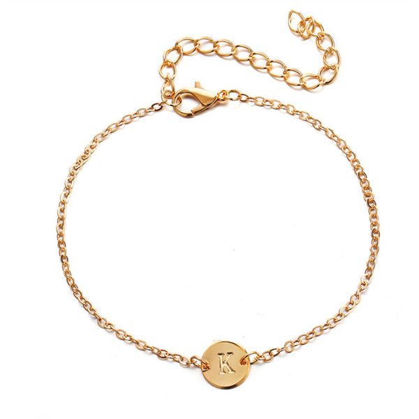new fashion simple 26 alphabet charm bracelets adjustable link jewelry silver gold color for women girl ing, Golden;silver
new fashion simple 26 alphabet charm bracelets adjustable link jewelry silver gold color for women girl ing, Golden;silver