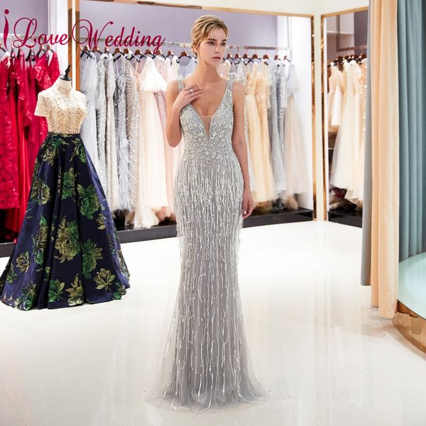 ilovewedding formal evening gowns v neck crystal beaded custom made shiny sequins mermaid v back evening dresses long, White;black
ilovewedding formal evening gowns v neck crystal beaded custom made shiny sequins mermaid v back evening dresses long, White;black