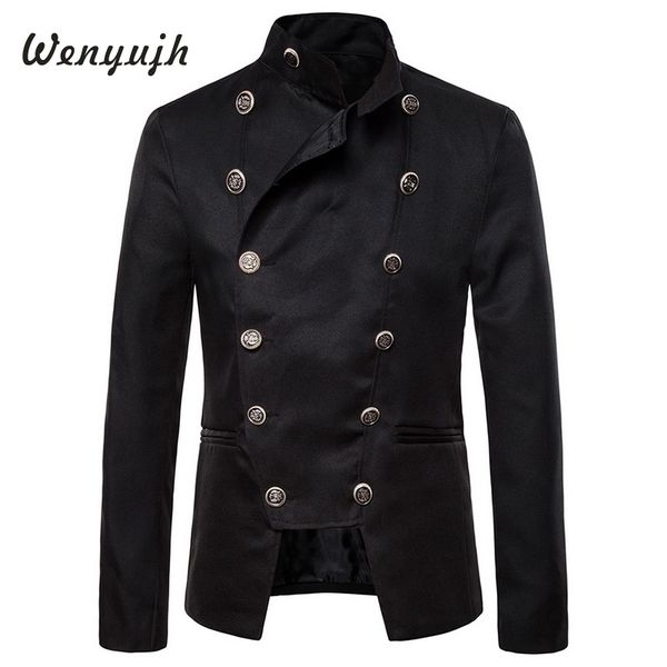 2019 new style fashion wind double breasted metrosexual man suit jacket dress blazer men wedding stage performance clothes male, White;black
2019 new style fashion wind double breasted metrosexual man suit jacket dress blazer men wedding stage performance clothes male, White;black