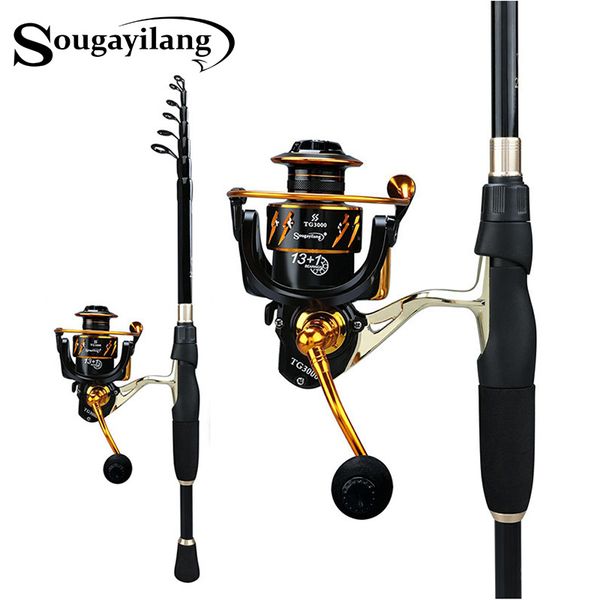 sougayilang 1.8-2.4m rod and 13+1bb reel set and fishing rod of 99% carbon materials carp fishing combo pesca
sougayilang 1.8-2.4m rod and 13+1bb reel set and fishing rod of 99% carbon materials carp fishing combo pesca