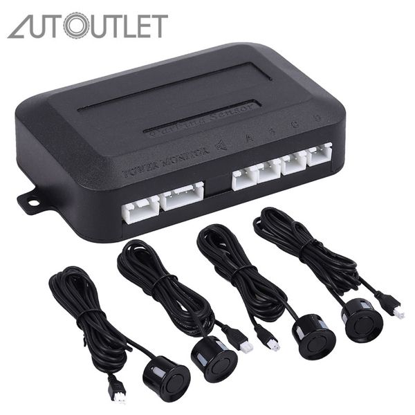 autoutle for park assist parking sensors pdc reversing detector 4 sensors in universal auto black silver car
autoutle for park assist parking sensors pdc reversing detector 4 sensors in universal auto black silver car