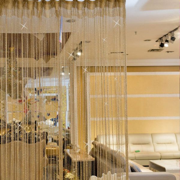200x100cm string curtain flash line shiny tassel strings door window room divider curtain glitter valance home decoration 2019
200x100cm string curtain flash line shiny tassel strings door window room divider curtain glitter valance home decoration 2019