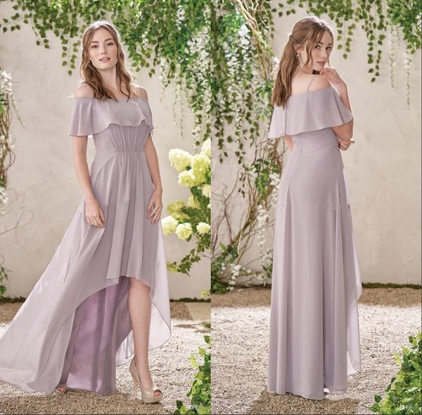 2019 new fashion spaghetti strap hi-low bridesmaid dresses long chiffon a line pleats zipper back spring womens party dresses, White;pink
2019 new fashion spaghetti strap hi-low bridesmaid dresses long chiffon a line pleats zipper back spring womens party dresses, White;pink
