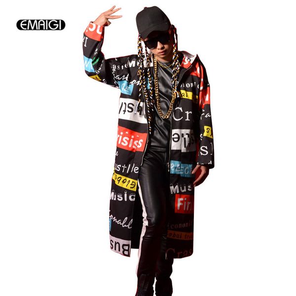 male singer cloak coat stage performance clothing men fashion hiphop trench outwear letter printed long hooded windbreaker h4, Tan;black
male singer cloak coat stage performance clothing men fashion hiphop trench outwear letter printed long hooded windbreaker h4, Tan;black
