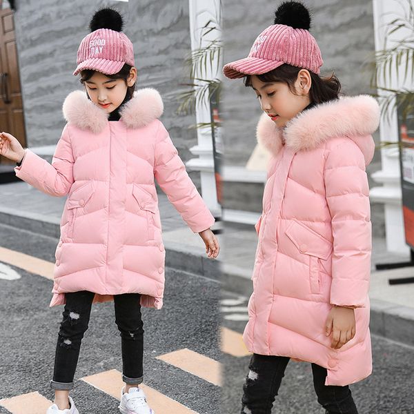 girls down jackets new children winter clothes girl coats warm fur collar hooded long down coats for kids outerwear, Blue;gray
girls down jackets new children winter clothes girl coats warm fur collar hooded long down coats for kids outerwear, Blue;gray