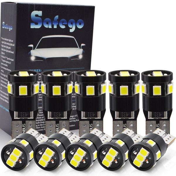 safego 10шт / серия автомобиль сид t10 водить canbus 194 w5w canbus t10 9smd 2835 light bulb нет ошибок клин огни парковки лампы
safego 10шт / серия автомобиль сид t10 водить canbus 194 w5w canbus t10 9smd 2835 light bulb нет ошибок клин огни парковки лампы