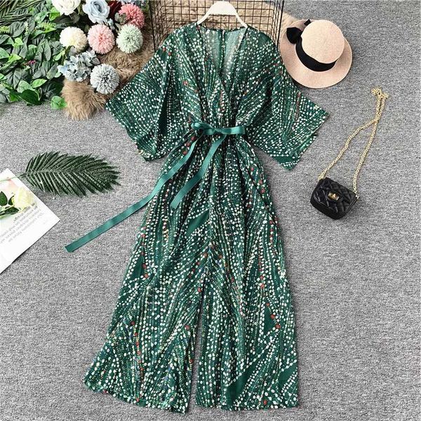 women's jumpsuits & rompers high waist chiffon floral holiday beach style bohemian vintage women casual long jumpsuit, Black;white
women's jumpsuits & rompers high waist chiffon floral holiday beach style bohemian vintage women casual long jumpsuit, Black;white