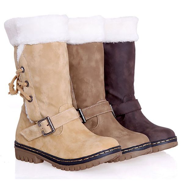 2019 fashion winter boots women winter shoes warm fur mid-calf boots female bota women shoes lace-up snow, Black
2019 fashion winter boots women winter shoes warm fur mid-calf boots female bota women shoes lace-up snow, Black