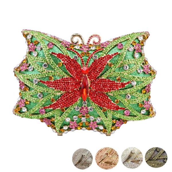green crystal butterfly evening bags animal purse party bags prom pouch ladies wristlets sc540
green crystal butterfly evening bags animal purse party bags prom pouch ladies wristlets sc540