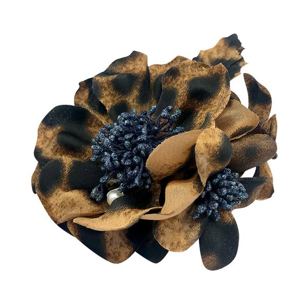 2019 handmade leopard print flower brooches fabric dual-use suit coat dress lapel pin new fashion accessories christmas jewelry, Gray
2019 handmade leopard print flower brooches fabric dual-use suit coat dress lapel pin new fashion accessories christmas jewelry, Gray