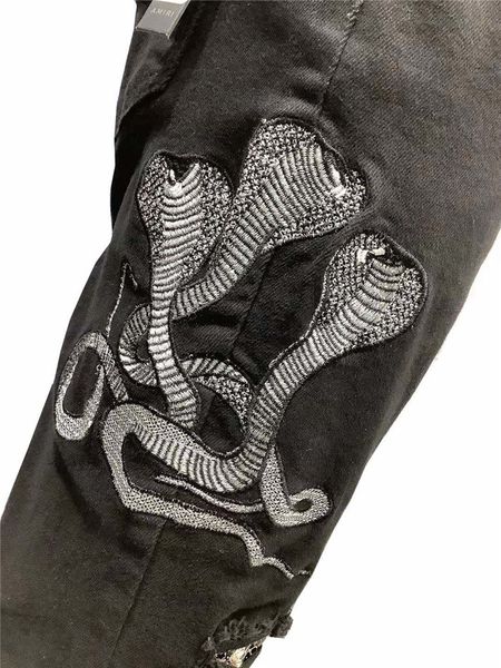 new arrival mens designer jeans hole snake embroide jeans casual hip hop jeans skinny biker denim pants trousers size 29-38, Blue
new arrival mens designer jeans hole snake embroide jeans casual hip hop jeans skinny biker denim pants trousers size 29-38, Blue