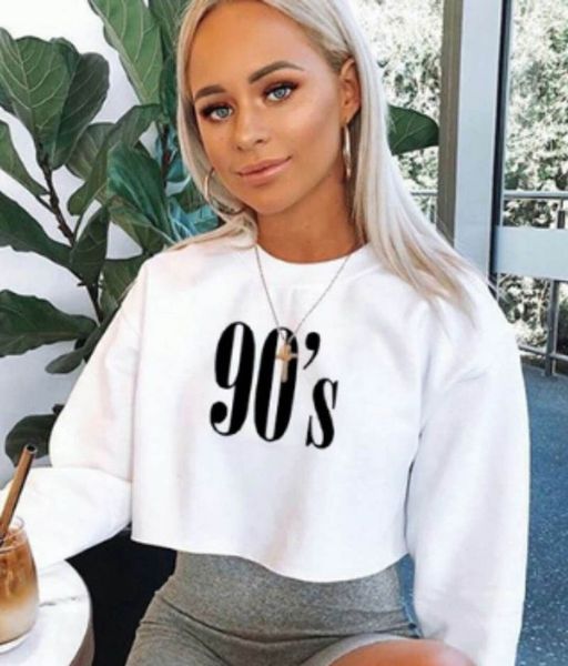 cropped sweatshirt women long sleeve loose hoodies crop 90s letter print casual pullover black gray yellow sweatshir
cropped sweatshirt women long sleeve loose hoodies crop 90s letter print casual pullover black gray yellow sweatshir