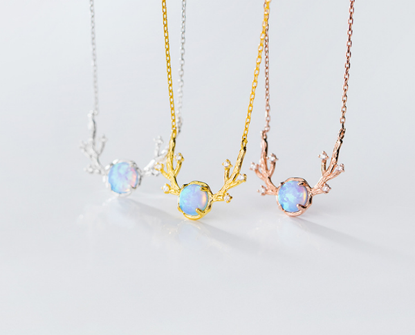 1pc gift authentic 100% real. 925 sterling silver animal deer horn &opal stone cz + pendant necklace gtlx2117
1pc gift authentic 100% real. 925 sterling silver animal deer horn &opal stone cz + pendant necklace gtlx2117