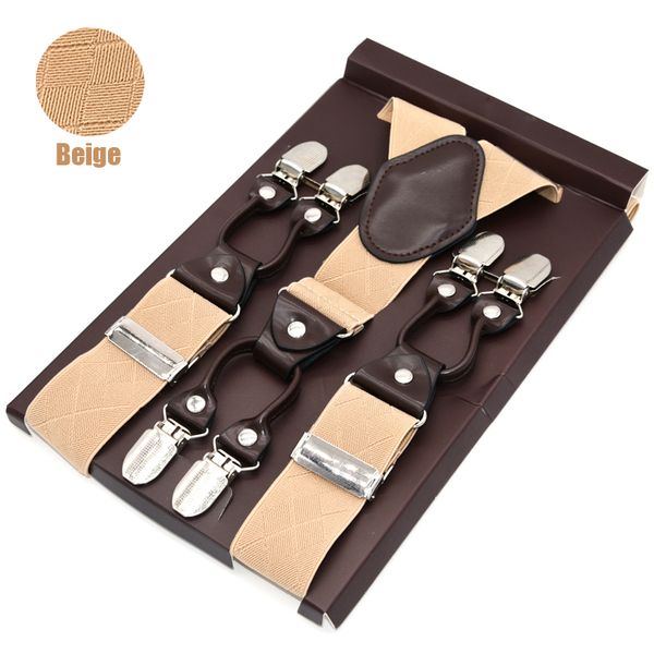 suspenders leather 6clips elastic braces male vintage casual suspensorio tirante trousers strap father/husband's gift 3.5*120cm, Black;white
suspenders leather 6clips elastic braces male vintage casual suspensorio tirante trousers strap father/husband's gift 3.5*120cm, Black;white