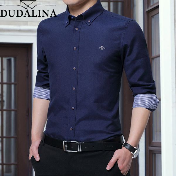 dudalina printed men's shirts camisa long sleeve turn-down collar camisa social masculina fashion causal shirts men 2019 cotton, White;black
dudalina printed men's shirts camisa long sleeve turn-down collar camisa social masculina fashion causal shirts men 2019 cotton, White;black