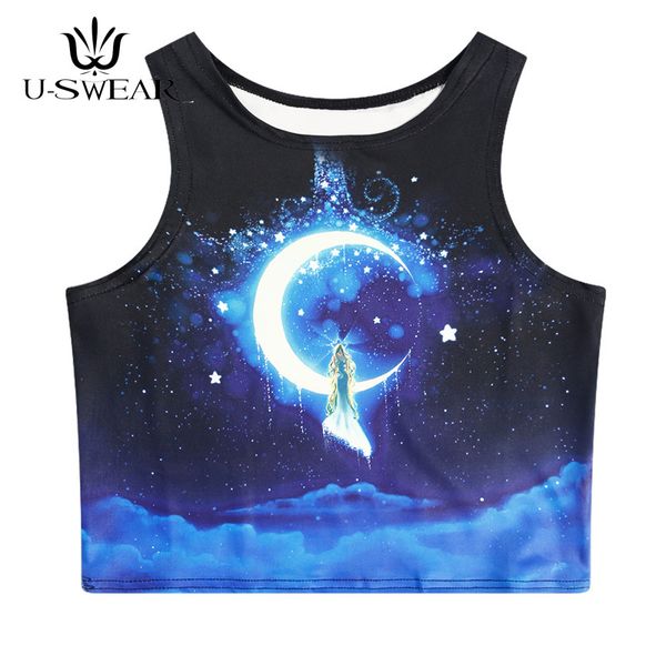 summer moon elastic short slim tank bottom sleeveless vest for female t-shirt short camisoles fashion tees tank034, White
summer moon elastic short slim tank bottom sleeveless vest for female t-shirt short camisoles fashion tees tank034, White