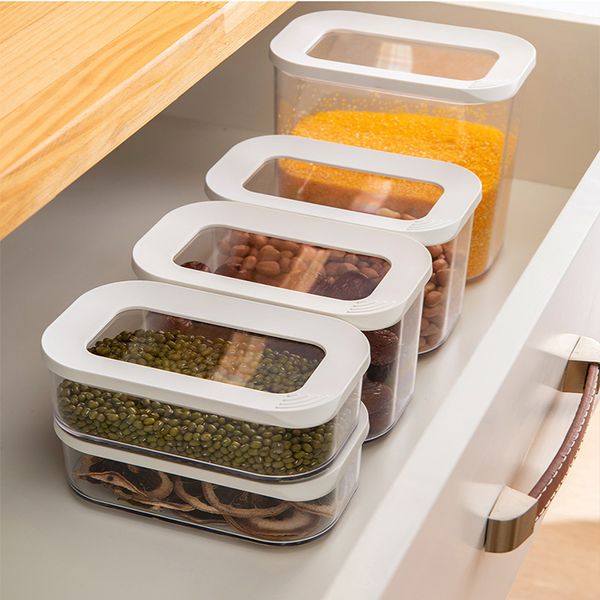 the new storage box plastic seal jar thickens hardens the kitchen to receive container
the new storage box plastic seal jar thickens hardens the kitchen to receive container