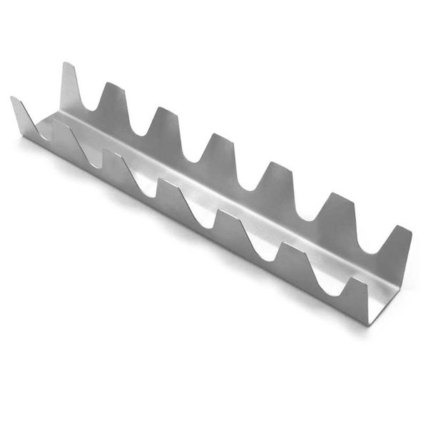 stainless steel taco stand rack taco holder tray for serving up soft & hard shell food truck style for kid or party hold 6 tacos
stainless steel taco stand rack taco holder tray for serving up soft & hard shell food truck style for kid or party hold 6 tacos