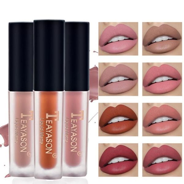 teayason 12 colors nude matte lip gloss waterproof moisture velvet liquid lipstick lips cosmetics long-lasting lip stick cream 60pcs/lot dhl
teayason 12 colors nude matte lip gloss waterproof moisture velvet liquid lipstick lips cosmetics long-lasting lip stick cream 60pcs/lot dhl