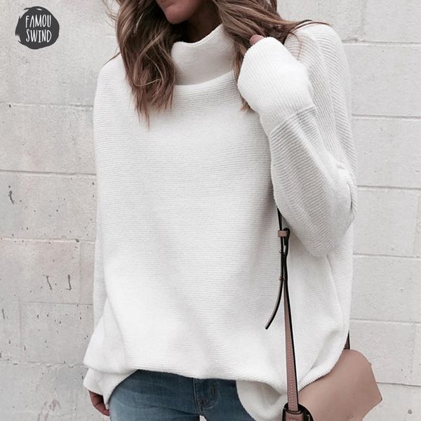 long sleeve autumn winter sweater women white knitted sweaters sweater jumper fashion turtleneck pullover female drop shipping, White;black
long sleeve autumn winter sweater women white knitted sweaters sweater jumper fashion turtleneck pullover female drop shipping, White;black