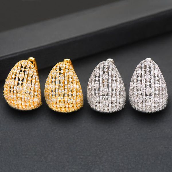 godki fashion jewelry brand charms luxury curtain hoop earrings for women copper pave cubic zirconia women earrings 2020, Golden;silver
godki fashion jewelry brand charms luxury curtain hoop earrings for women copper pave cubic zirconia women earrings 2020, Golden;silver