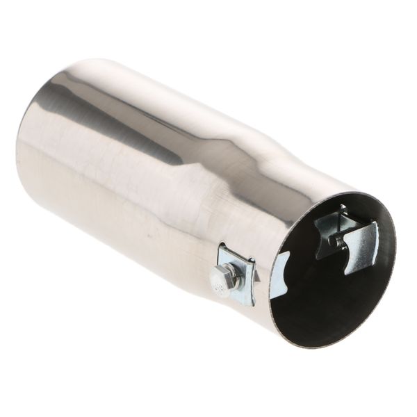 30-50mm inlet stainless steel exhaust rear silencer silencer silver