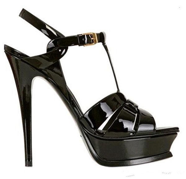 summer celebrity t-strap leather shoes 10cm and 14cm high heel women sandals platform buckle strap party wedding sandals, Black
summer celebrity t-strap leather shoes 10cm and 14cm high heel women sandals platform buckle strap party wedding sandals, Black