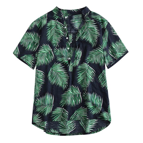 klv shirts men's summer fashion lapel leaf print short sleeve shirt blouse flowers print beachwear shirt hawaiian style, White;black
klv shirts men's summer fashion lapel leaf print short sleeve shirt blouse flowers print beachwear shirt hawaiian style, White;black