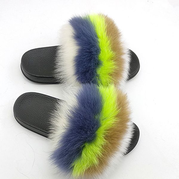 new women's raccoon fur slippers street fluffy furry fur slides ladies fashion indoor plush shoes travel beach flip flops, Black
new women's raccoon fur slippers street fluffy furry fur slides ladies fashion indoor plush shoes travel beach flip flops, Black