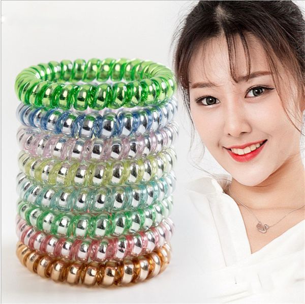 telephone line gum cord elastic ponytail holders hairband headband ring rope scrunchy gum for hair styling lots, Pink
telephone line gum cord elastic ponytail holders hairband headband ring rope scrunchy gum for hair styling lots, Pink