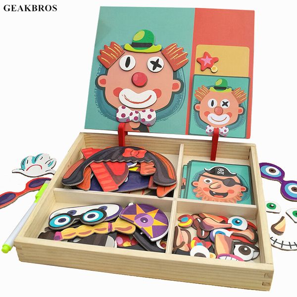 3d деревянные магнитные головоломки игрушки наклейка монтессори baby dress up образовательная фигура животные автомобиль чертежная доска обу
3d деревянные магнитные головоломки игрушки наклейка монтессори baby dress up образовательная фигура животные автомобиль чертежная доска обу