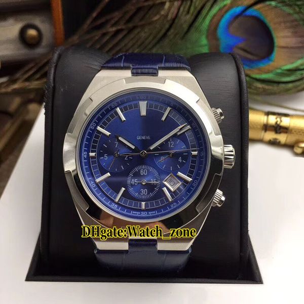 new 42mm overseas date 5500v/110a blue dial automatic mens watch 316l steel case blue leather strap gents watches sport 6 strap, Slivery;brown
new 42mm overseas date 5500v/110a blue dial automatic mens watch 316l steel case blue leather strap gents watches sport 6 strap, Slivery;brown