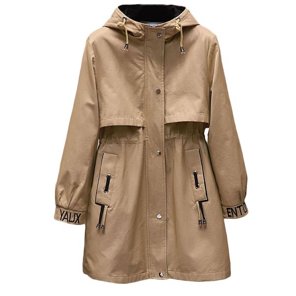 windbreaker women's medium long autumn winter new loose overcome the jacket winter hooded women's trench coat, Tan;black
windbreaker women's medium long autumn winter new loose overcome the jacket winter hooded women's trench coat, Tan;black