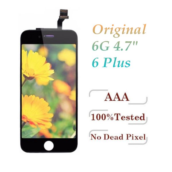 100% original lcd display touch digitizer complete screen with frame full assembly for iphone 6 & 6 plus replacement parts
100% original lcd display touch digitizer complete screen with frame full assembly for iphone 6 & 6 plus replacement parts