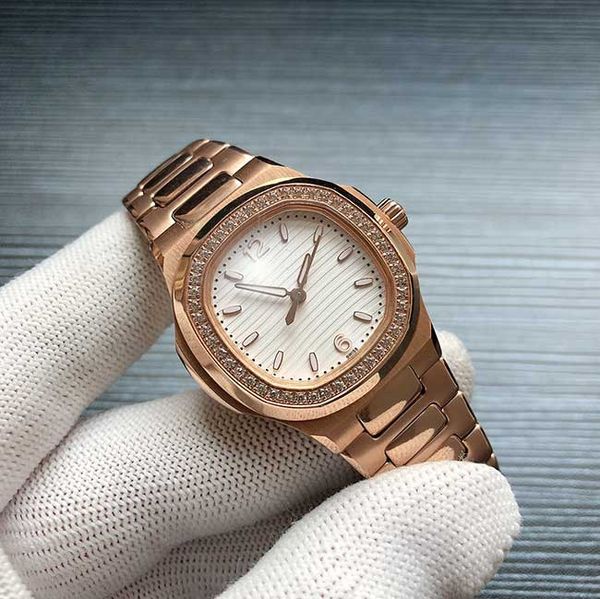 luxury lady watch nautilus stainless steel 4813 automatic mechanical 5713 1g-010 womens sport diamond iced out watch 35m, Slivery;brown
luxury lady watch nautilus stainless steel 4813 automatic mechanical 5713 1g-010 womens sport diamond iced out watch 35m, Slivery;brown