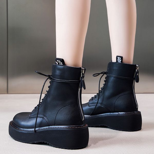 spring autumn vintage platform women ankle boots 2020 women's motorcycle boot fashion ladies chunky shoes decor black
spring autumn vintage platform women ankle boots 2020 women's motorcycle boot fashion ladies chunky shoes decor black
