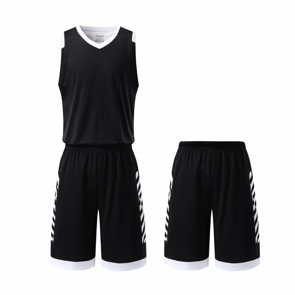 men blank double-sided basketball team uniforms kits sports clothes tracksuits personality customized basketball sets with shorts 21-11, Blue;black 
men blank double-sided basketball team uniforms kits sports clothes tracksuits personality customized basketball sets with shorts 21-11, Blue;black