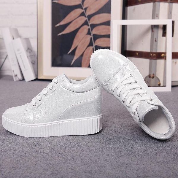 new style spring wedge woman platform sneakers comfortable breathable shoes, Black;white
new style spring wedge woman platform sneakers comfortable breathable shoes, Black;white