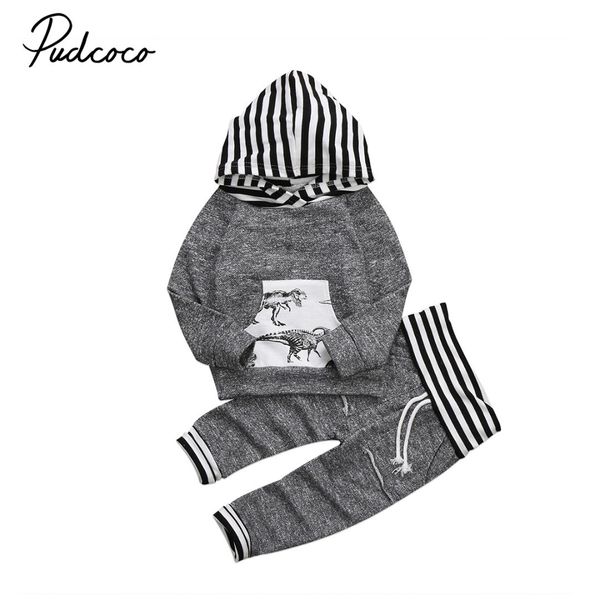 pudcoco cotton newborn kid baby boy dinosaur print clothes set long sleeve striped hoodies coat long pants outfits, White
pudcoco cotton newborn kid baby boy dinosaur print clothes set long sleeve striped hoodies coat long pants outfits, White